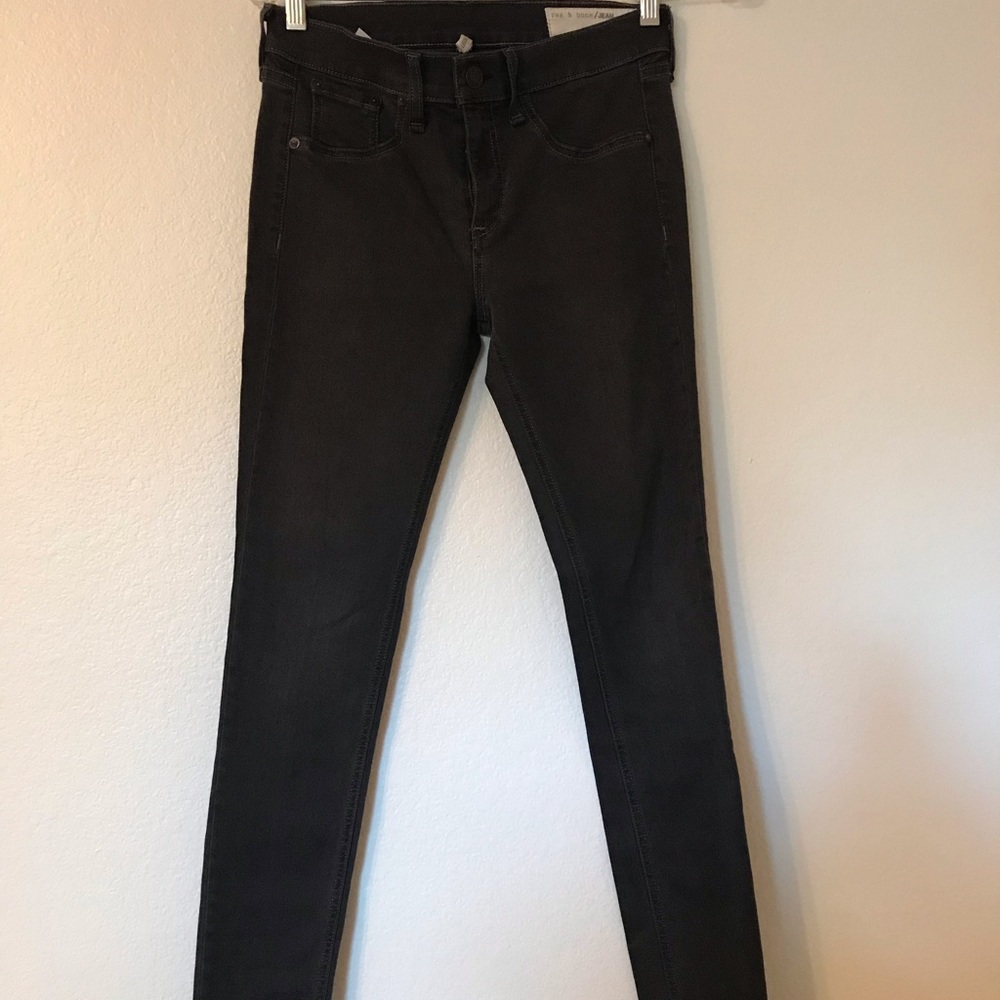 Rag and bone grey skinny jeggings